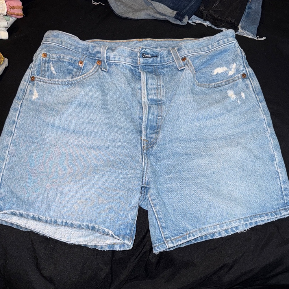 Levi’s  Blue Denim Women’s Shorts